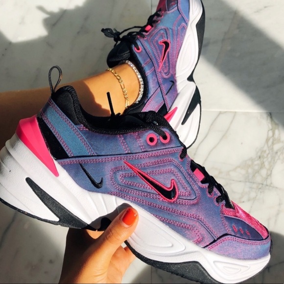 WMNS NIKE M2K Tekno Laser Fuchsia Purple - Picture 6 of 8